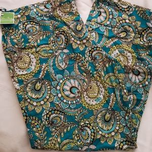 Vera Bradley retired Peacock 2007 pajama pants XL